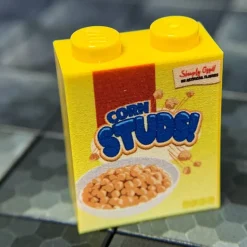 The Brick Show Shop Corn Studs! Cereal - Custom Printed 1x2x2 Brick