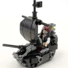 The Brick Show Shop Custom Black Ship (Pearl) with Jack Sparrow Minfigure