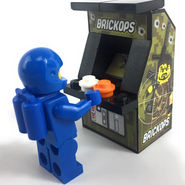 The Brick Show Shop Custom Brick Ops Arcade Machine