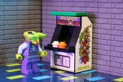 The Brick Show Shop Custom Brickipede Arcade Machine made using LEGO parts - B3 Customs
