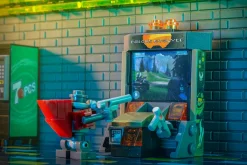 The Brick Show Shop Custom Bricks Evolved Shooter Arcade Game made using LEGO parts