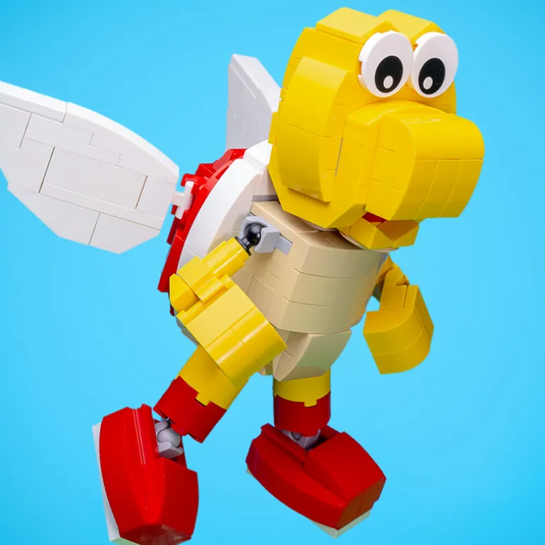 The Brick Show Shop Custom Flying Turtle Trooper made using LEGO parts