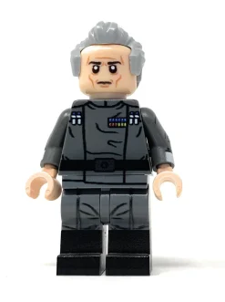 The Brick Show Shop Custom Grand Moff Tarkin Minifig made using LEGO bricks