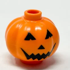 The Brick Show Shop Custom Jack O' Lantern / Pumpkin Face #1 - B3 Customs made using LEGO