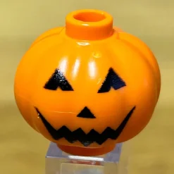 The Brick Show Shop Custom Jack O' Lantern / Pumpkin Face #1 - B3 Customs made using LEGO