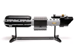 The Brick Show Shop Custom Life Size Darth Vader's Saber w/ Stand made using LEGO parts
