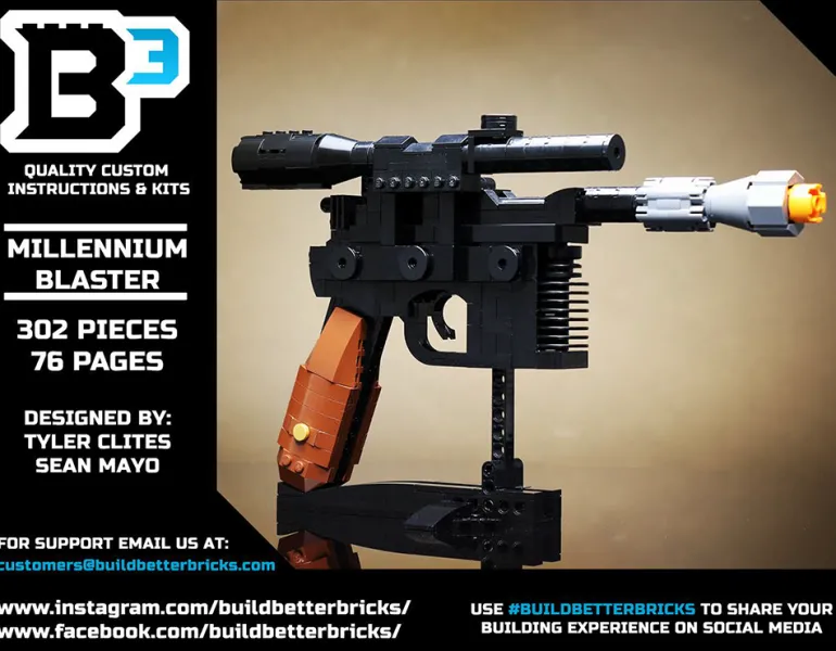 The Brick Show Shop Custom Millennium Blaster
