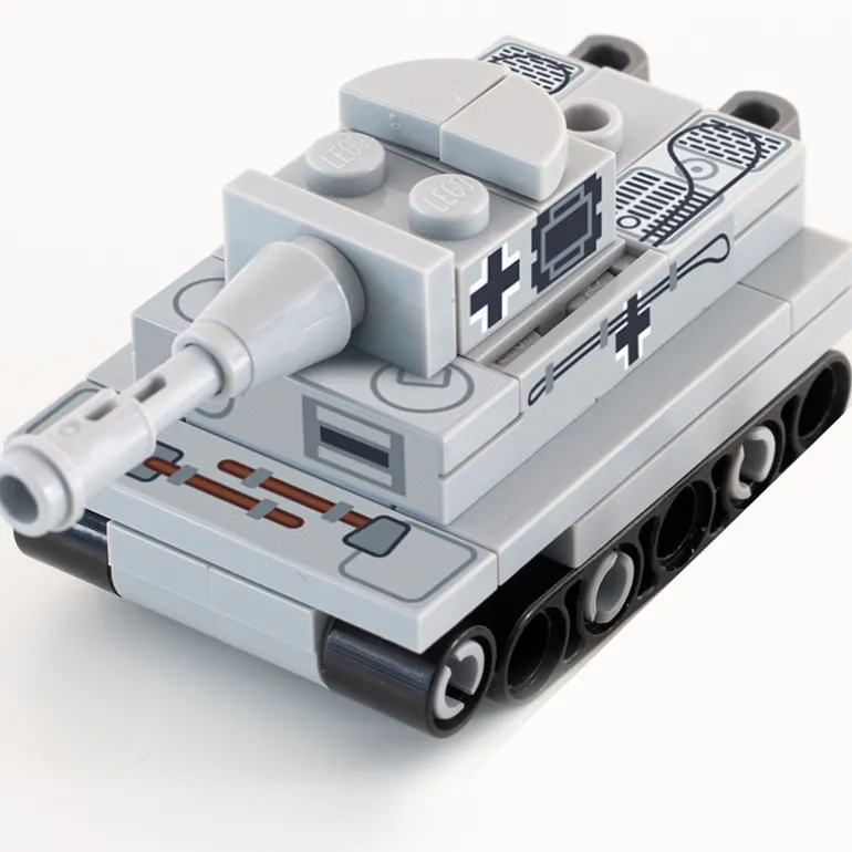 The Brick Show Shop Custom Mini Panzer Tank made using LEGO parts - B3 Customs