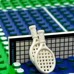 The Brick Show Shop Custom Pickleball Courts made with LEGO parts - B3 Customs
