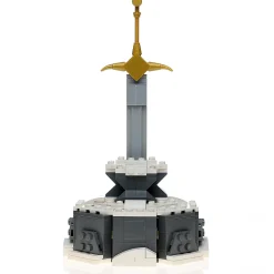 The Brick Show Shop Custom Sword in the Stone MOC made using LEGO elements
