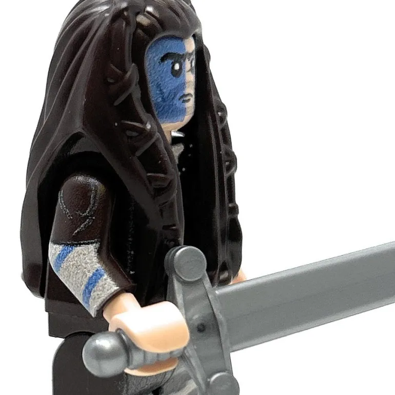 The Brick Show Shop Custom William Wallace Minifig made using LEGO parts - B3 Customs