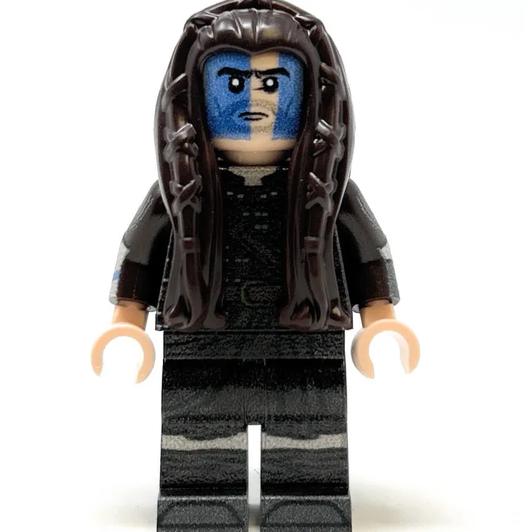 The Brick Show Shop Custom William Wallace Minifig made using LEGO parts - B3 Customs