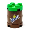 The Brick Show Shop 3 Customs® Stud Lemon Lime Soda Barrel / Keg