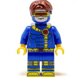 The Brick Show Shop Cyclops Custom Marvel Minifigure made using LEGO parts