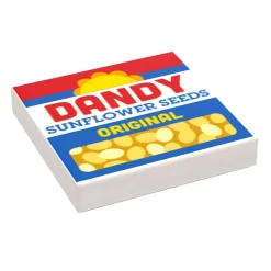 The Brick Show Shop Dandy Sunflower Seeds - B3 Customs® Printed 2x2 Tile