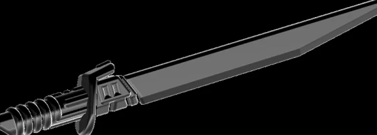 The Brick Show Shop Dark Blade for LEGO Minifigures, BrickArms