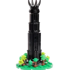 The Brick Show Shop Dark Wizard Tower Building Set made using LEGO parts, Tower of Orthanc