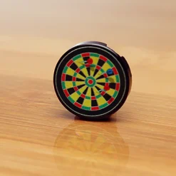 The Brick Show Shop Dartboard w/ Darts - Custom Printed 2x2 Round Tile