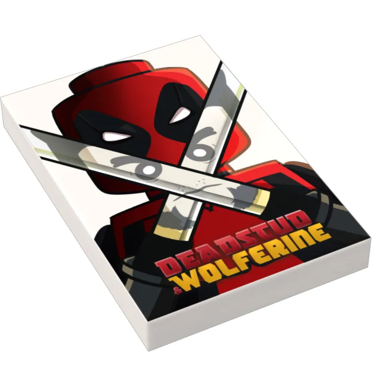 The Brick Show Shop Deadstud & Wolferine (Version 1) Movie Cover (2x3 Tile) made using LEG