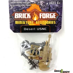 The Brick Show Shop Desert USNC Shock Trooper Weapons Pack for LEGO Minifigures