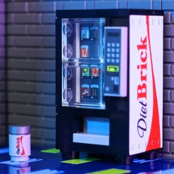 The Brick Show Shop Diet Brick - B3 Customs Soda Vending Machine made using LEGO bricks, Diet Coke