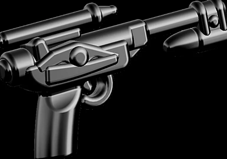 The Brick Show Shop DL-18 Blaster Pistol for LEGO Minifigures, BrickArms