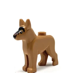 The Brick Show Shop Dog (Brown with Black Eyes, Nose) - Official LEGO® Part