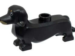 The Brick Show Shop Dog, Dachshund (Black) - Official LEGO® Part