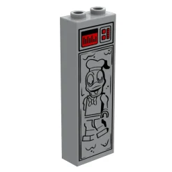 The Brick Show Shop Donald in Carbonite (1x2x5 Brick) - B3 Customs