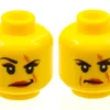 The Brick Show Shop Dual Sided Female Scar over Left Eye, Raised Eyebrow / Scowl Pattern (