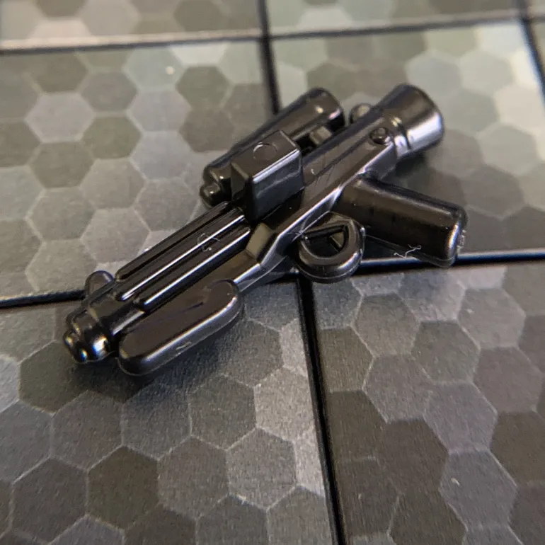 The Brick Show Shop E-11 Blaster Rifle for LEGO Star Wars Minifigures, BrickArms