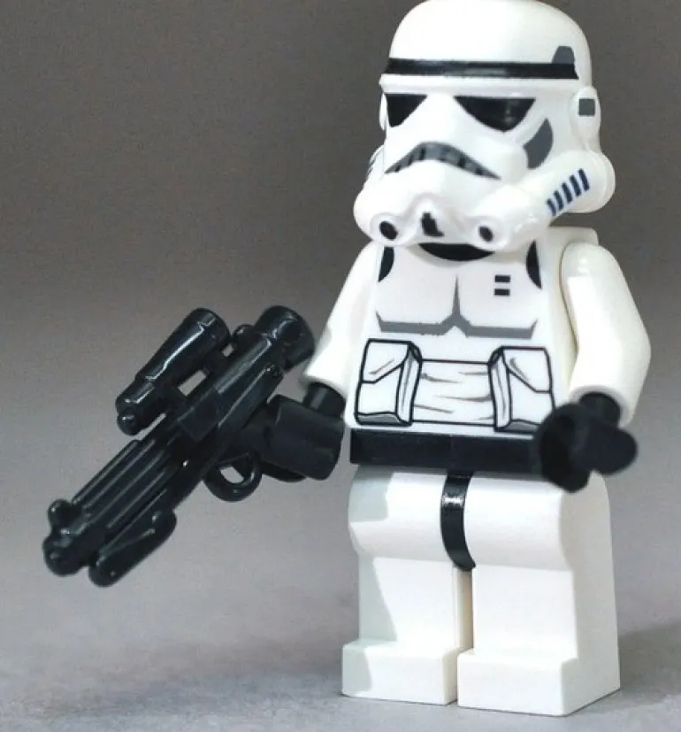 The Brick Show Shop E-11 Blaster Rifle for LEGO Star Wars Minifigures, BrickArms