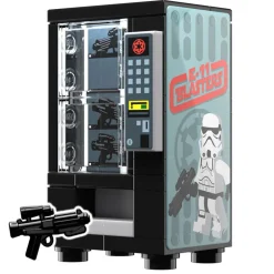 The Brick Show Shop E-11 Blaster Vending Machine for Trooper minifigs made using LEGO part