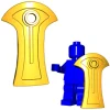 The Brick Show Shop Egyptian Shield for your LEGO® Minifigures, Brick Warriors