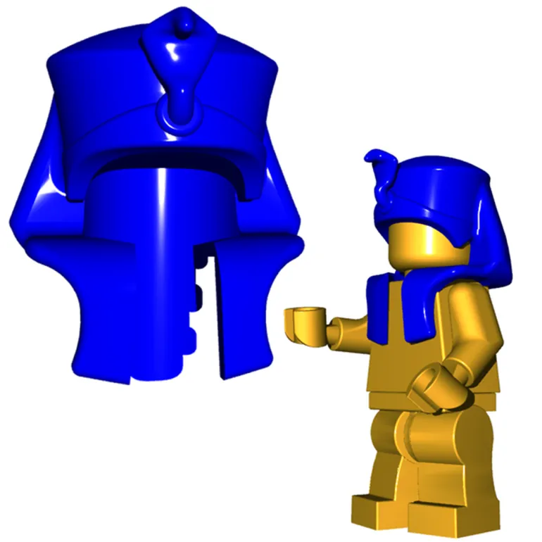 The Brick Show Shop Elf Helmet - LEGO Minifigure Compatible (Brick Warriors)