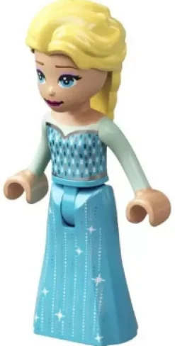 The Brick Show Shop Elsa (Medium Azure Skirt without Cape) - LEGO Disney Frozen Minifigure