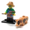 The Brick Show Shop Farmer (w/ Pig) - LEGO Series 15 Collectible Minifigure (2016)