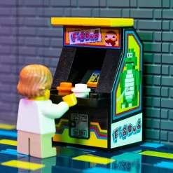 The Brick Show Shop Fig Dug - B3 Customs Arcade Machine made using LEGO bricks, Dig Dug