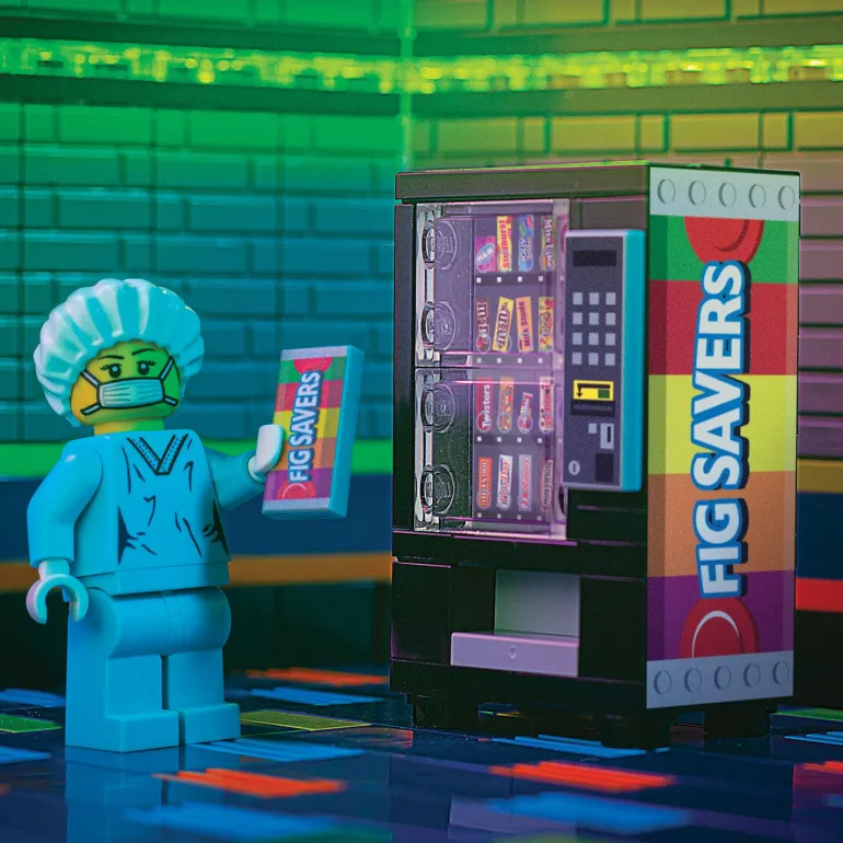 The Brick Show Shop Fig Savers - B3 Customs® Candy Bar Vending Machine