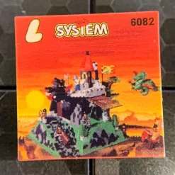 The Brick Show Shop Fire Breathing Fortress, Dragon Masters Set 6082- Custom Printed 2x2 T