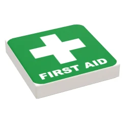 The Brick Show Shop First Aid (Medical) - B3 Customs® Printed 2x2 Tile