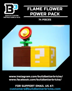 The Brick Show Shop Flame Flower Power Pack