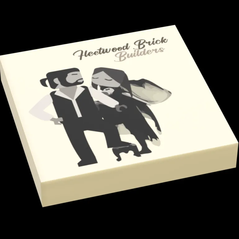 The Brick Show Shop Fleetwood Brick, Builder - B3 Customs® Music Album Cover (2x2 Tile)