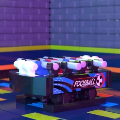 The Brick Show Shop Foosball Table B3 Customs Arcade Building made using LEGO parts