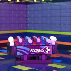 The Brick Show Shop Foosball Table B3 Customs Arcade Building made using LEGO parts