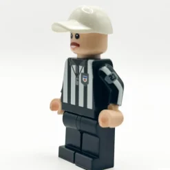 The Brick Show Shop Football Referee Custom Minifig made with LEGO parts - B3 Customs