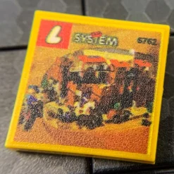 The Brick Show Shop Fort Legoredo Western Set 6762 - B3 Customs Printed 2x2 Tile