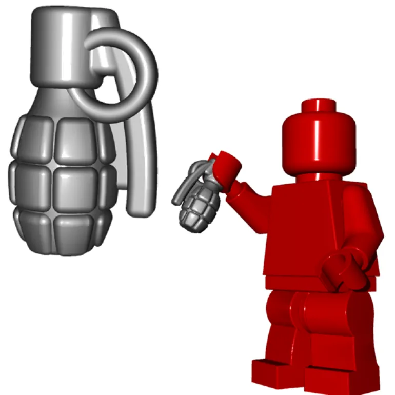 The Brick Show Shop Frag Grenade - LEGO Minifigure Compatible (Brick Warriors)