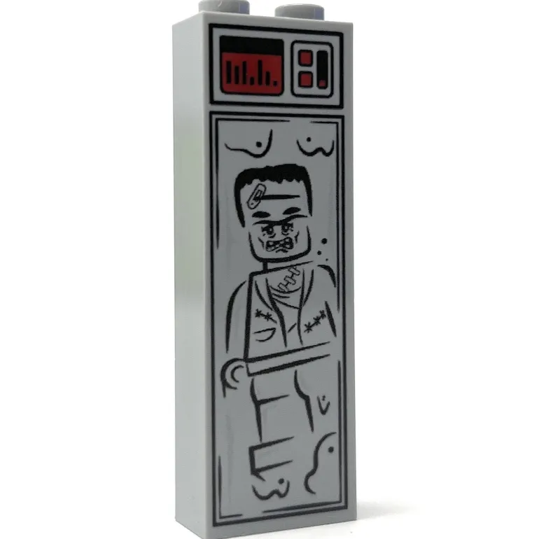 The Brick Show Shop Frankenstein's Monster (Halloween) in Carbonite (1x2x5 Brick) - B3 Cus