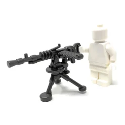 The Brick Show Shop French HMG with Tripod for LEGO Minifigures Brick Warriors - LEGO Minifigure Compatible